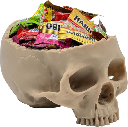 Schädel Schüssel | Maßstabsgetreue Deko Candy Bowl